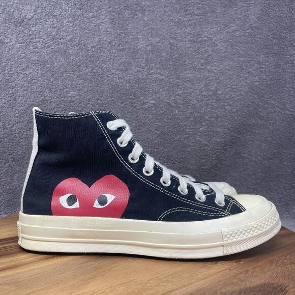 Converse Chuck Taylor All Star 70 High x Comme des Garcons CDG Women’s Size 9 - Picture 1 of 8